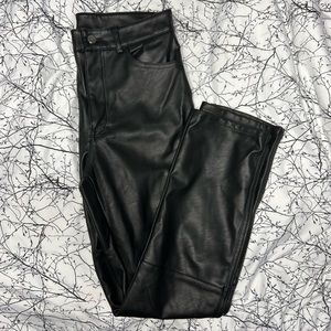 H&M Faux Leather Pants